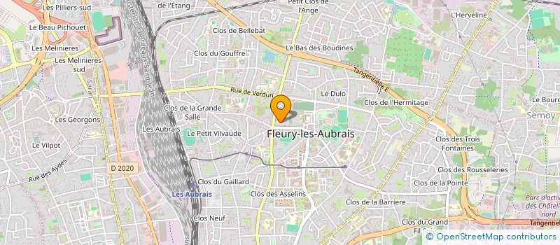localisation de l'entreprise STEDI PHARM à FLEURY-LES-AUBRAIS