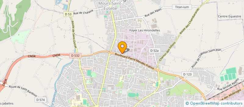 localisation de l'entreprise STEDIER  MOURS-SAINT-EUSEBE