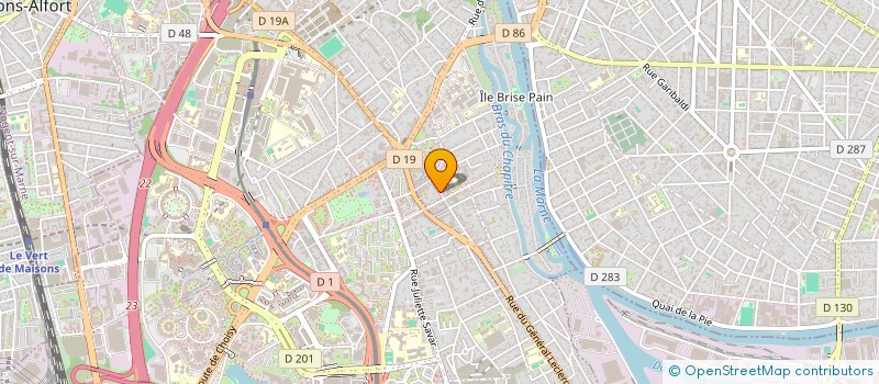 localisation de l'entreprise STEDIMA à CRETEIL