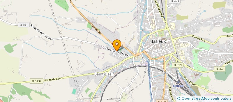 localisation de l'entreprise STEDIMAT FRANCE  SAINT-DESIR