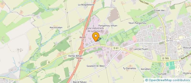 localisation de l'entreprise STEEL  PLOGONNEC