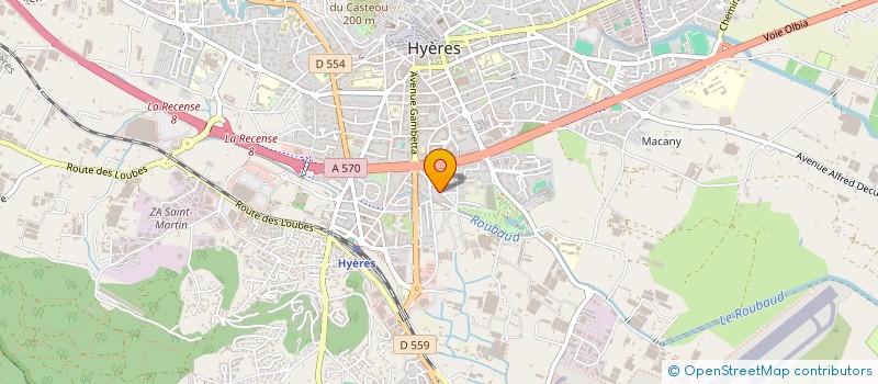 localisation de l'entreprise STEEL 83 à HYERES