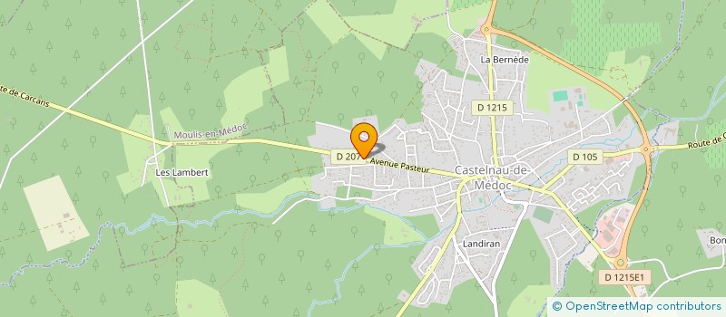 localisation de l'entreprise STEEL ATELIER  CASTELNAU-DE-MEDOC