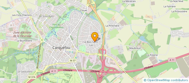 localisation de l'entreprise STEEL BUSINESS CONSULTING à CARQUEFOU