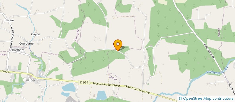 localisation de l'entreprise STEEL CONCEPT LANDES  AURICE