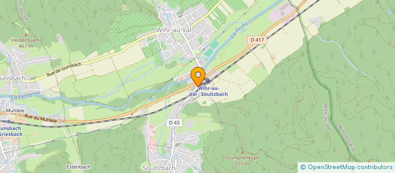 localisation de l'entreprise STEEL FOR DESIGN  WIHR-AU-VAL