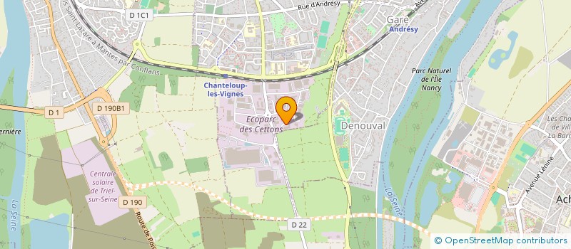 localisation de l'entreprise STEEL FRANCE à CHANTELOUP-LES-VIGNES