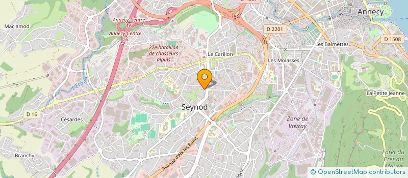 localisation de l'entreprise STEEL FREE à ANNECY