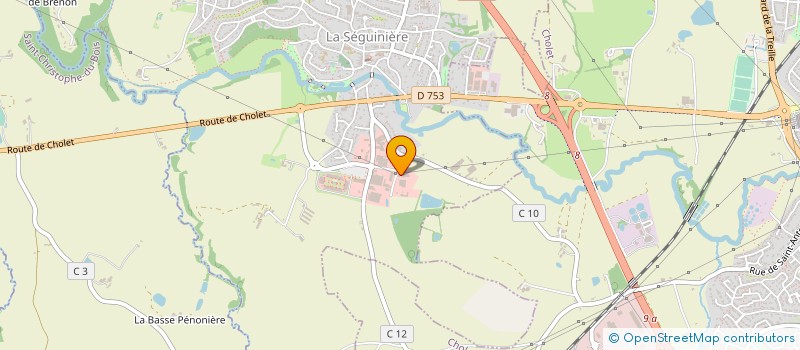 localisation de l'entreprise STEEL GARDEN  LA SEGUINIERE