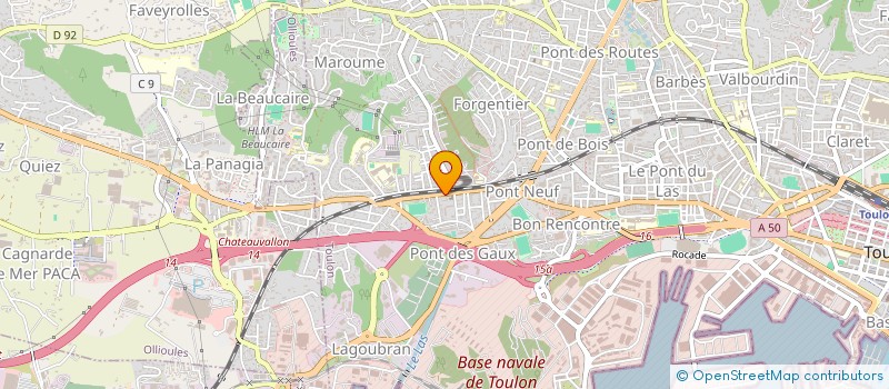 localisation de l'entreprise STEEL'IMMOS  TOULON