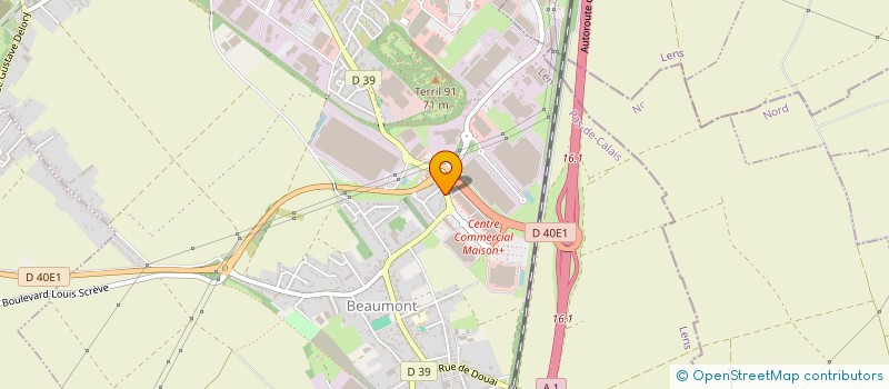 localisation de l'entreprise STEEL OMNIUM à HENIN-BEAUMONT