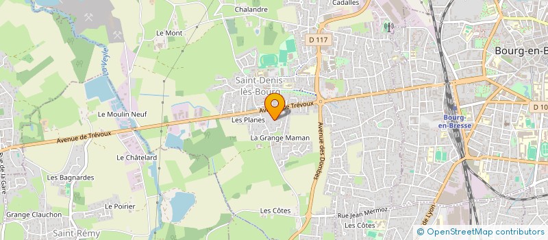 localisation de l'entreprise STEEL ROPES CONCEPT AND APPLICATION - SRCA  SAINT-DENIS-LES-BOURG
