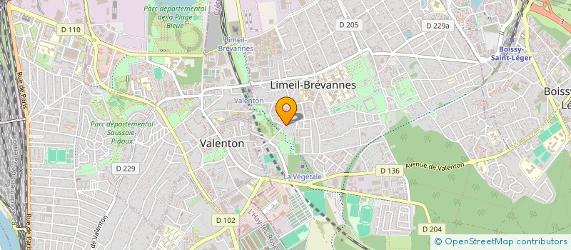 localisation de l'entreprise STEEL VISION à LIMEIL-BREVANNES