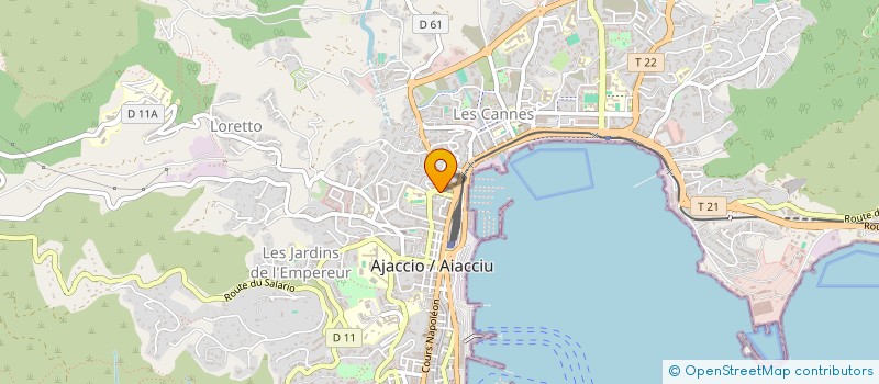 localisation de l'entreprise STEELA SOC TECH ELEC MENAG à AJACCIO