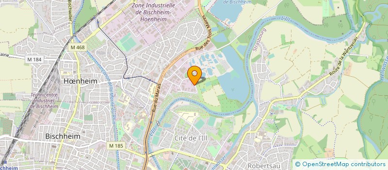 localisation de l'entreprise STEELIX à SOUFFELWEYERSHEIM