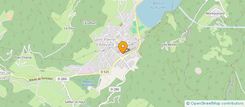 localisation de l'entreprise STEELMAG SAS à CRETS EN BELLEDONNE