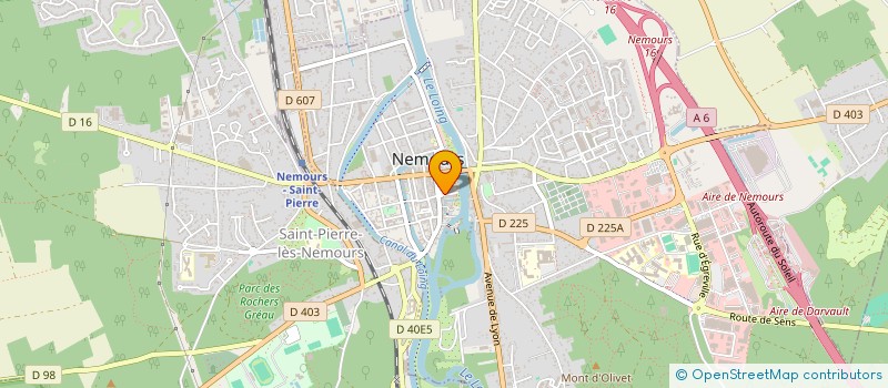 localisation de l'entreprise STEELTOWER  NEMOURS