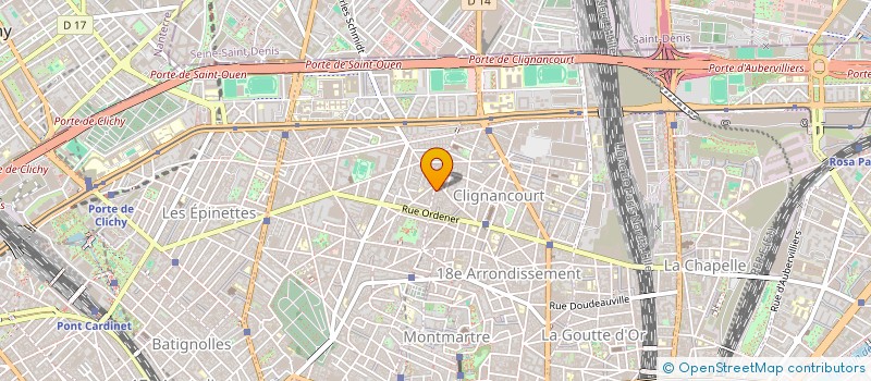 localisation de l'entreprise STEELTRACK à PARIS