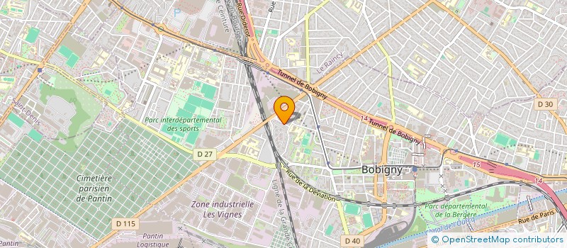 localisation de l'entreprise STEENA  BOBIGNY