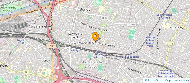 localisation de l'entreprise STEER UP  BONDY