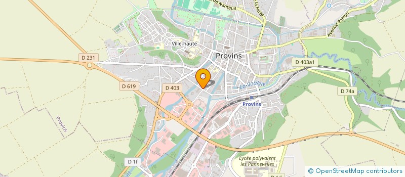 localisation de l'entreprise STEETLA à PROVINS
