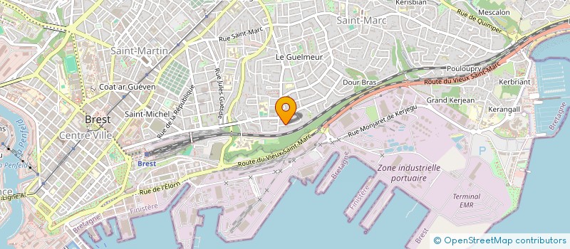 localisation de l'entreprise STEEVE CONCEPT à BREST