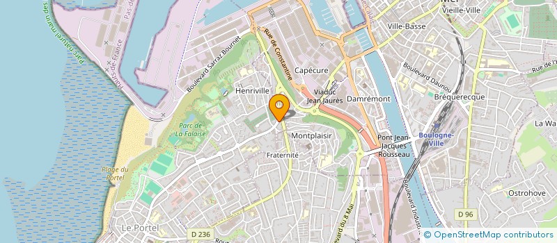 localisation de l'entreprise STEF  LE PORTEL