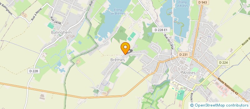 localisation de l'entreprise STEF  BREMES