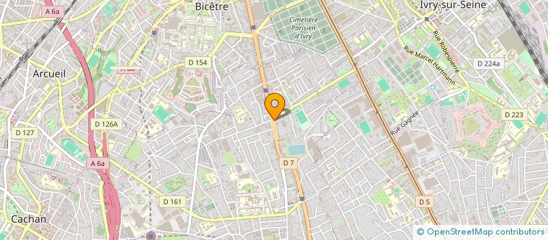 localisation de l'entreprise STEF ABDELBAKI SUCCESSION SAADI  VILLEJUIF