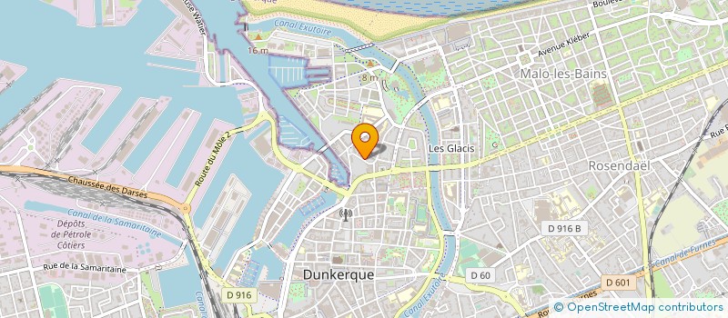 localisation de l'entreprise STEF ACAD MANOOT'CHE à DUNKERQUE