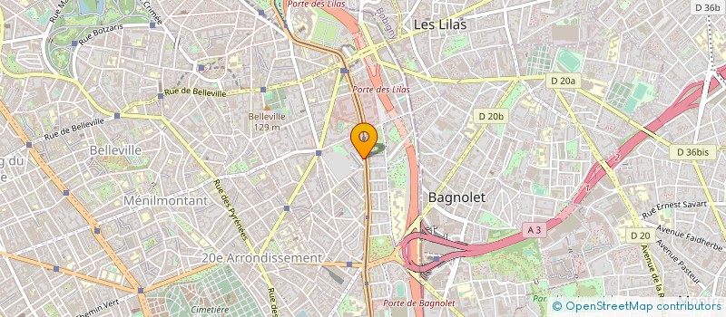 localisation de l'entreprise STEF AGOUSSAL LARBI ET BRIK  PARIS