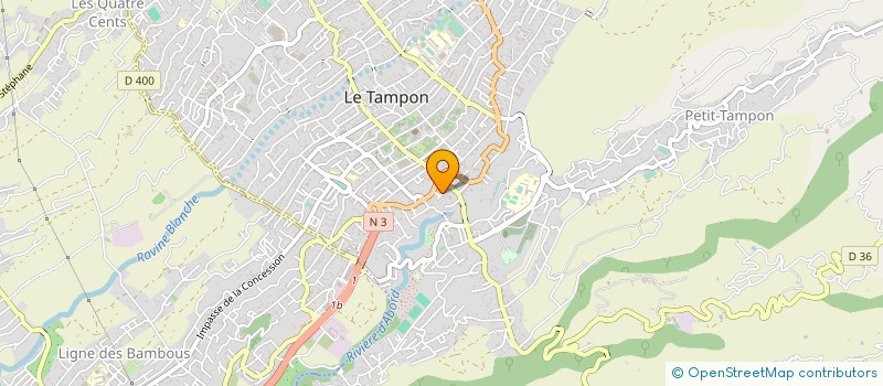 localisation de l'entreprise STEF AH HOT FILS à LE TAMPON