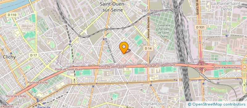 localisation de l'entreprise STEF AISSAOUI ET ABBAS à SAINT-OUEN-SUR-SEINE