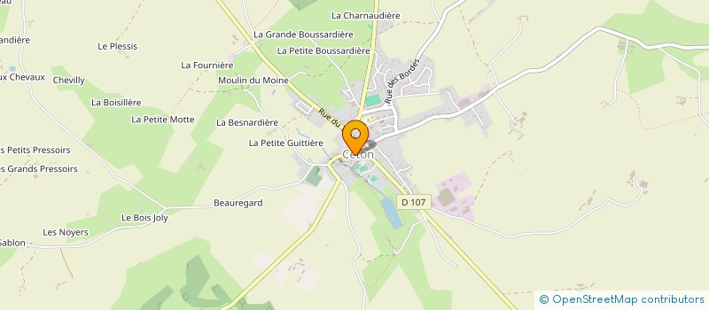 localisation de l'entreprise STEF ALLAIRE RIFFAUD SILVA BOISSEAU VETERINAIRES à VAL-AU-PERCHE
