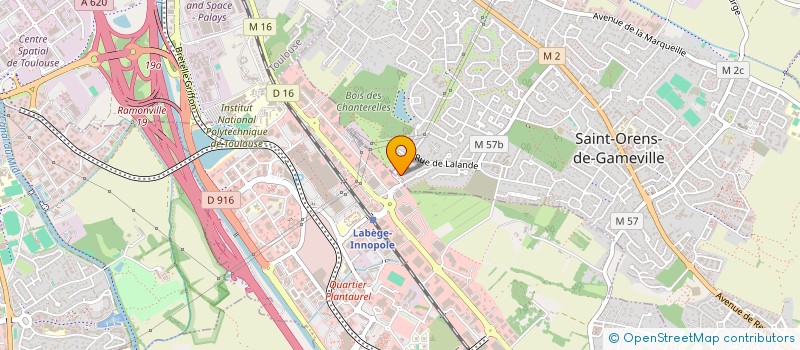 localisation de l'entreprise STEF ALLOUCHE CLAUDE ET ALLOUCHE GASTON  SAINT-ORENS-DE-GAMEVILLE