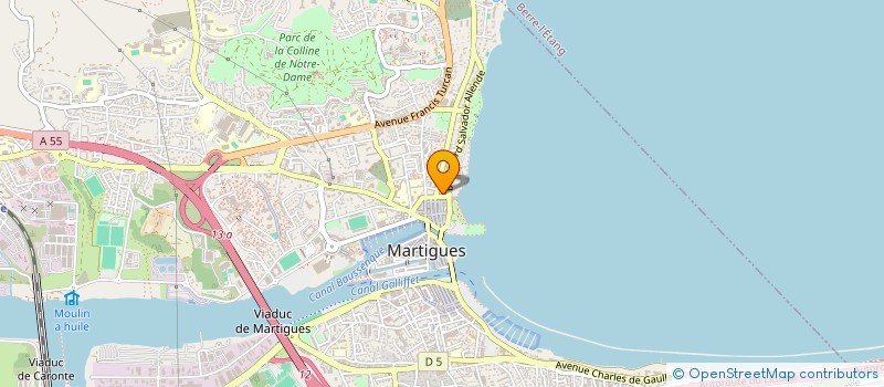 localisation de l'entreprise STEF AND CO à MARTIGUES