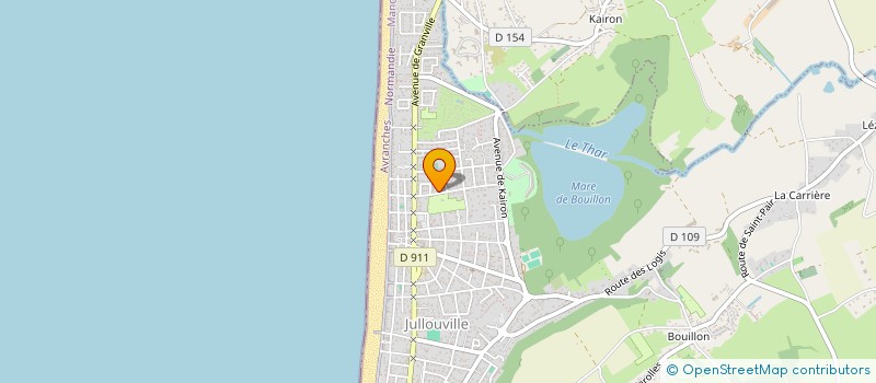 localisation de l'entreprise STEF ANDRE CARBONNEAUX MOITEAUX PATARD  JULLOUVILLE