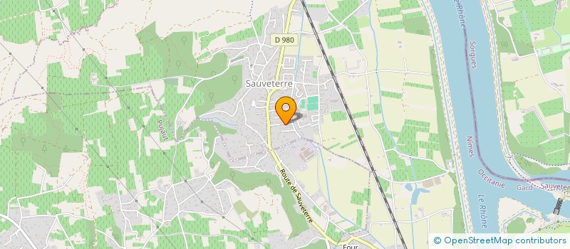 localisation de l'entreprise STEF ANDRIEU ET BOYERA à SAUVETERRE