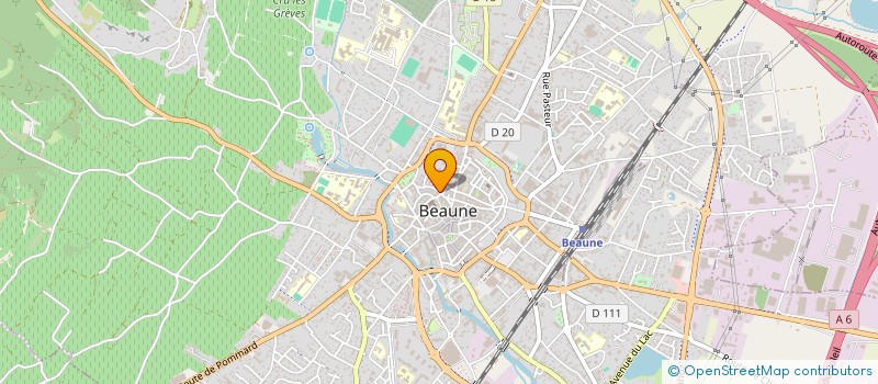 localisation de l'entreprise STEF ASS DOCTEURS CHARPIN ET CUFFIA à BEAUNE
