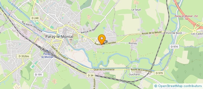 localisation de l'entreprise STEF ATELIERS DE ROMAY  PARAY-LE-MONIAL