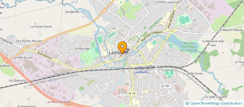 localisation de l'entreprise STEF AUTEUIL  LAMBALLE-ARMOR