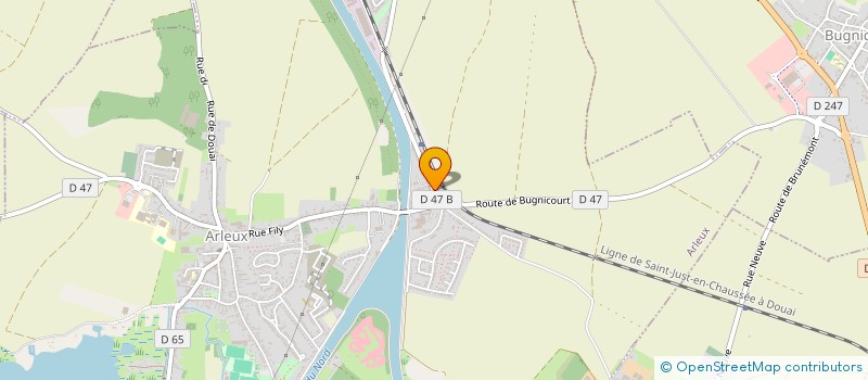 localisation de l'entreprise STEF AUTO 59  ARLEUX