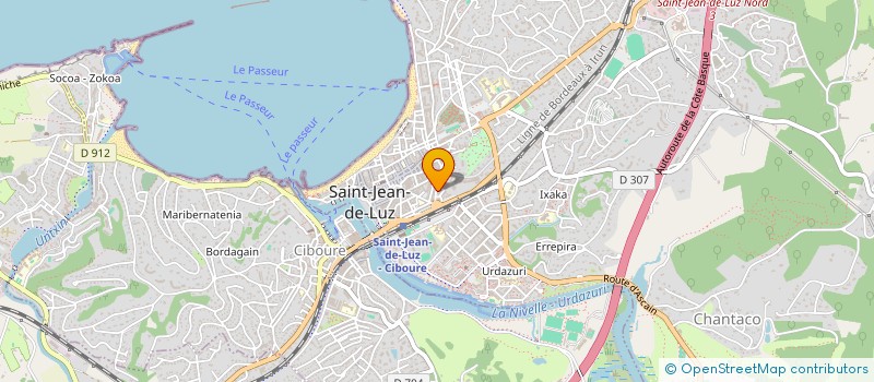 localisation de l'entreprise STEF AXULAR à SAINT-JEAN-DE-LUZ