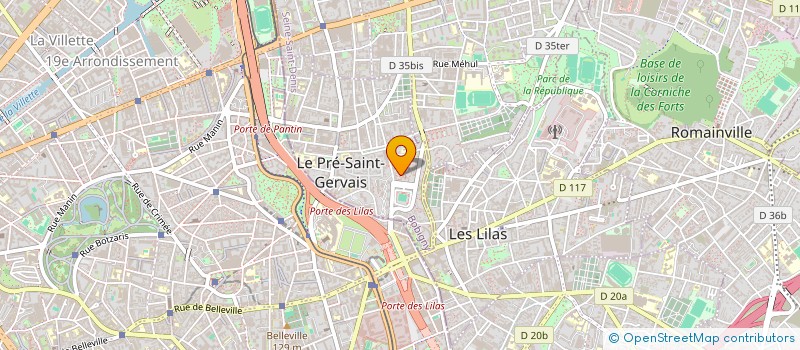 localisation de l'entreprise STEF BADACHE MAHMOND ET MOHAMED à LE PRE-SAINT-GERVAIS