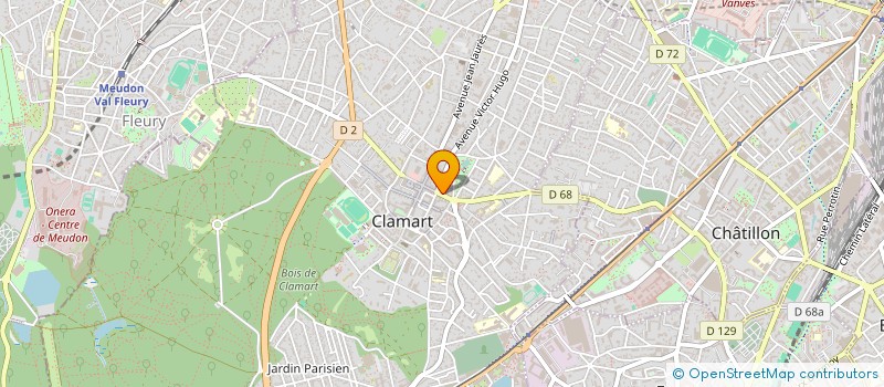 localisation de l'entreprise STEF BADINIER-HERBAULT à CLAMART