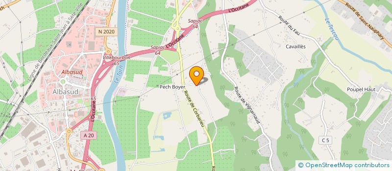 localisation de l'entreprise STEF BARROSO MANUEL ET FRANCIS  MONTAUBAN