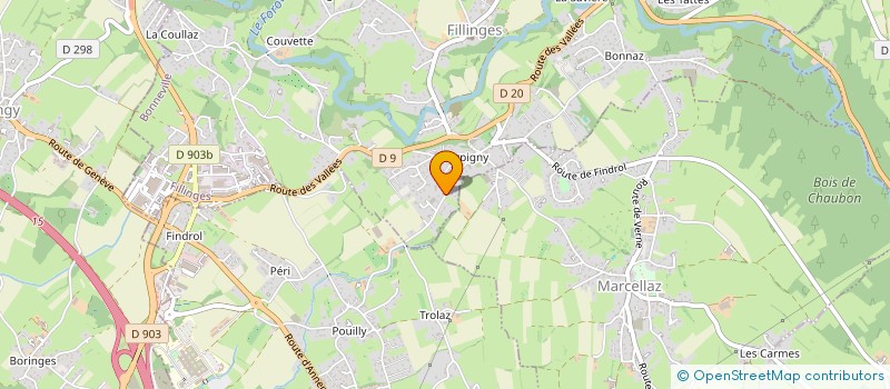 localisation de l'entreprise STEF BAUD GRASSET THERESE ET MARYVONNE  BOGEVE