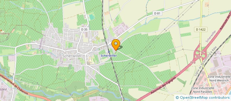 localisation de l'entreprise STEF BECK  SCHERWILLER