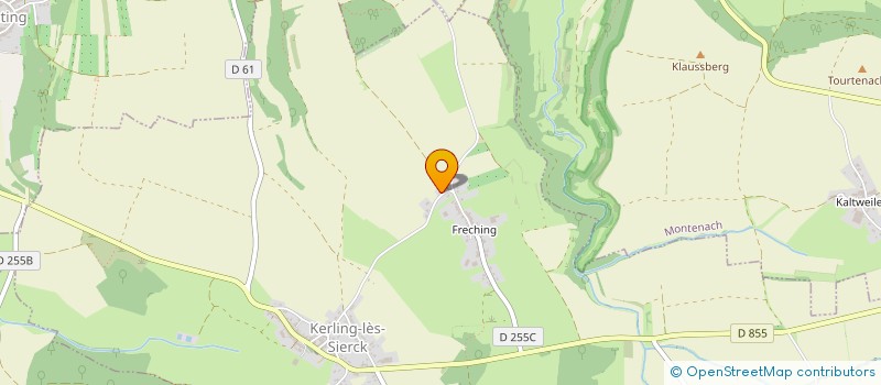 localisation de l'entreprise STEF BEISEL ALBERT ET JOSEPH  KERLING-LES-SIERCK