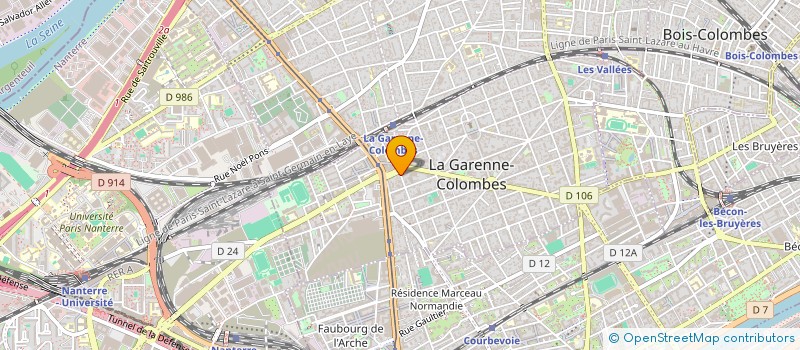 localisation de l'entreprise STEF BELKACEMI DJAMEL ET BLEKACEMI HAMID à LA GARENNE-COLOMBES